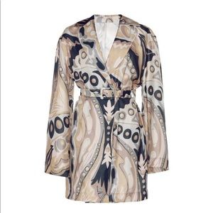 Cult Gaia Harper Wrap Shirt Dress